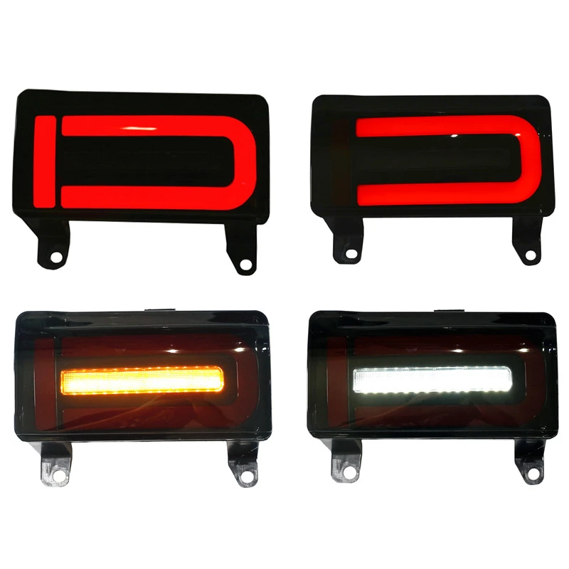 Suitable for Toyota FJ Cruiser Bumper Modification Big G Style Fog LED Flowing Assembly Rear Backup Light