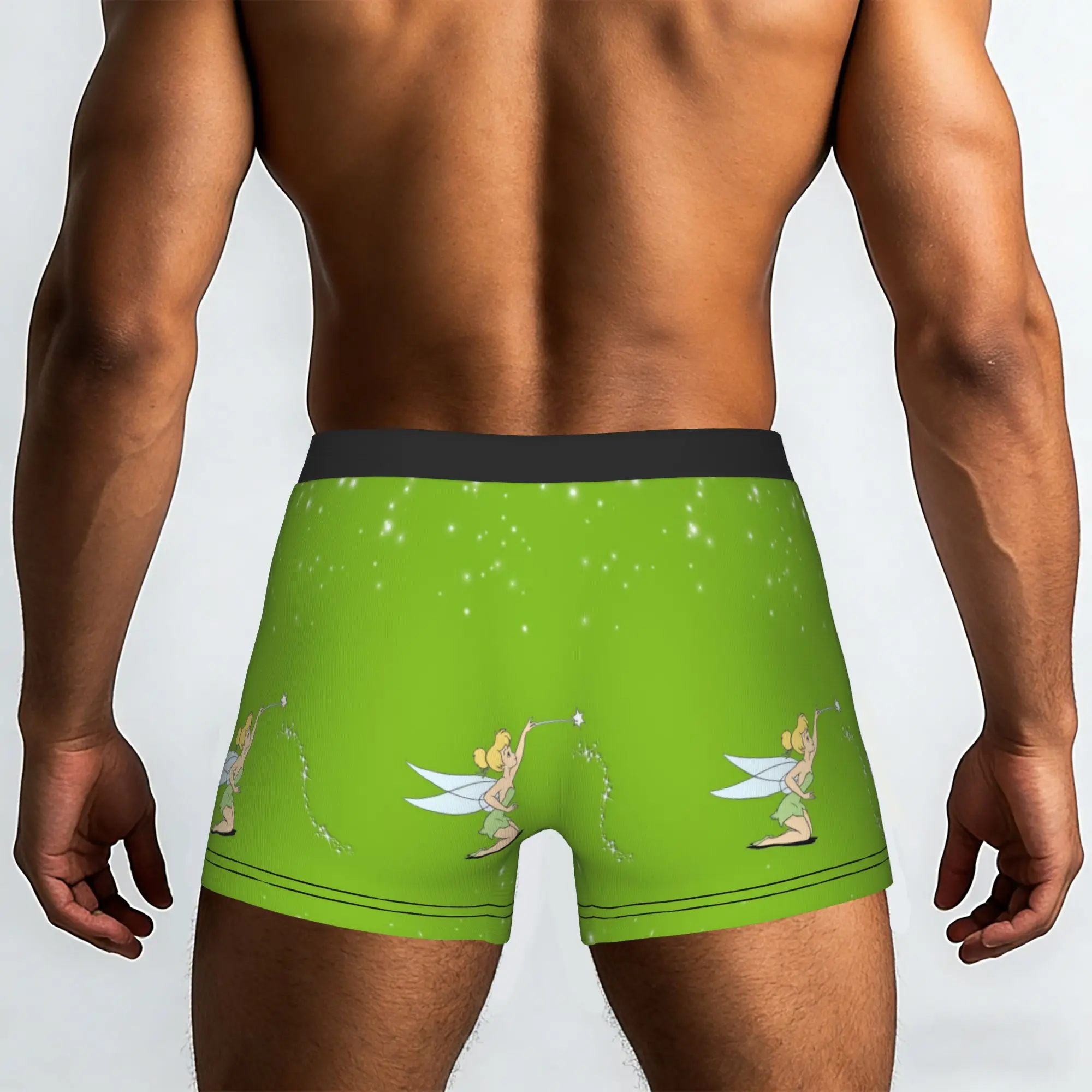 Custom Cool T-Tinker Anime Bell Cute Cartoon Boxers Shorts Panties Male Underpants Stretch  Briefs Underwear