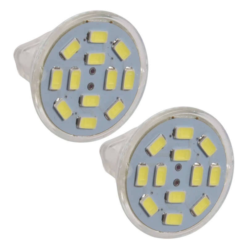 

2x6W GU4(MR11) фотовспышка MR11 12 SMD 5730 570 Lm DC 12V, белый