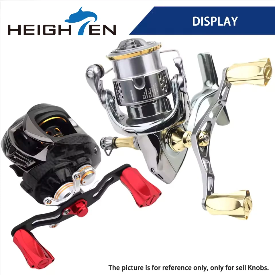HEIGHTEN 21mm Reel Handle Aluminum Alloy Knob for Shimano(Type A) Daiwa(Type S) 1000-3000 Reel view 5