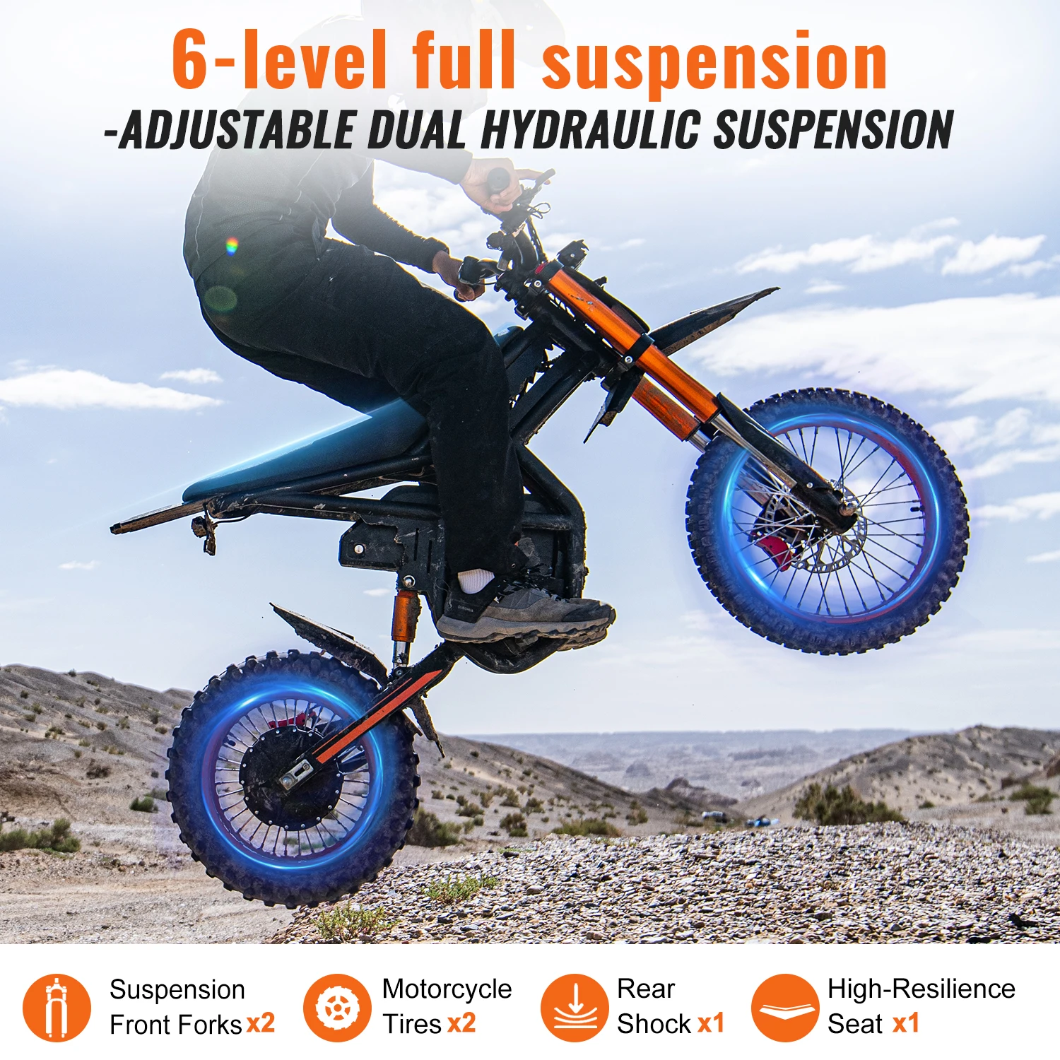 Motocicleta eléctrica de monta - Motorcycle Gear Hub reseña y precio