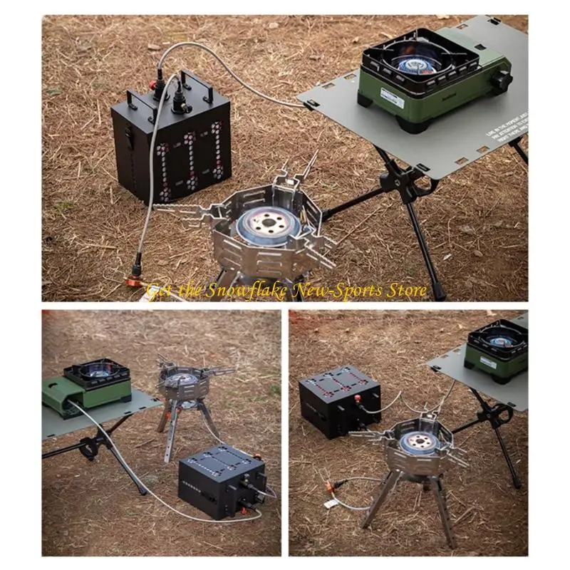 

E56D Light weight Gas Canister Storage Box Outdoor Camping Cookware Storage Box