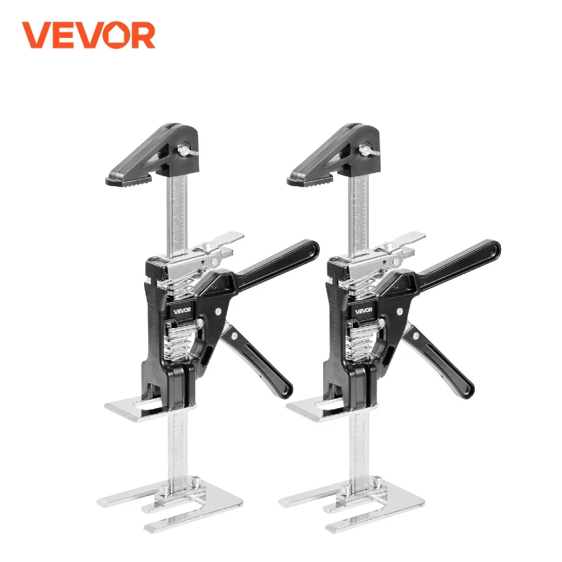 

VEVOR 2PCs 170mm Labor Saving Arm Jack Bearing Capacity Metal Hand Lifting Jack Tool with Magnetic Level Adjustable Height
