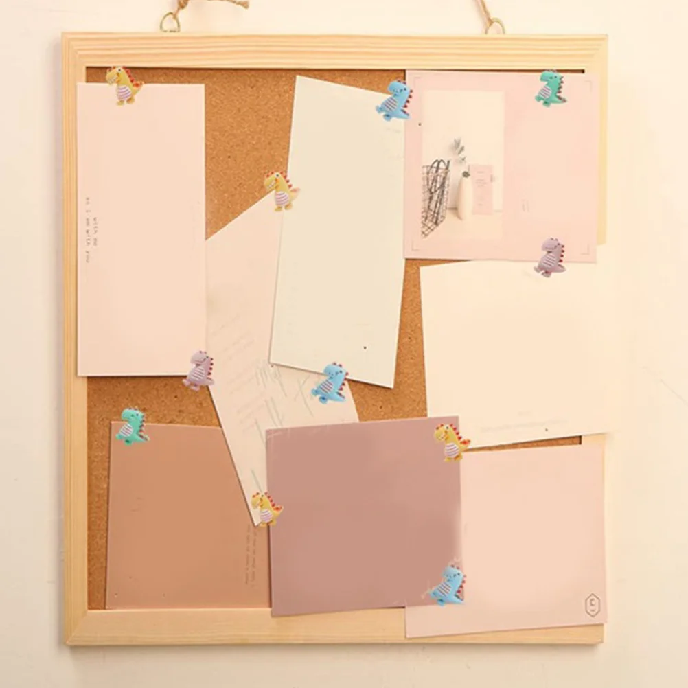 

20Pcs Adorable Dinosaur Push Pins for Cork Board Fun Desk Accessories Resin Metal Thumbtacks Home Office School