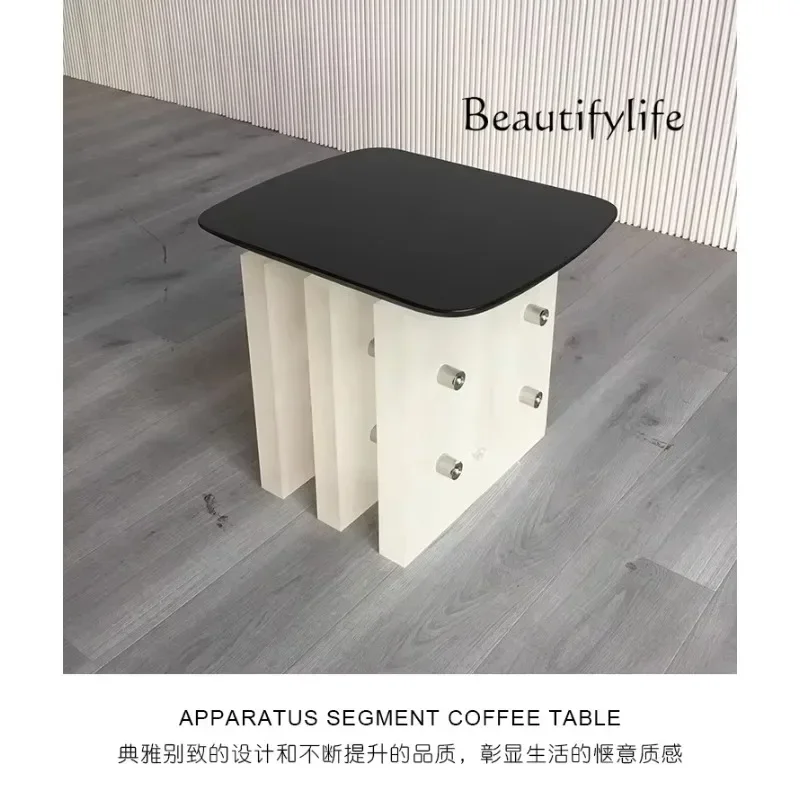 1PCS HX Nordic Creative Personality Designer Acrylic Coffee Table Minimalist Craftsmanship Living Room Sofa Edge Fashion
