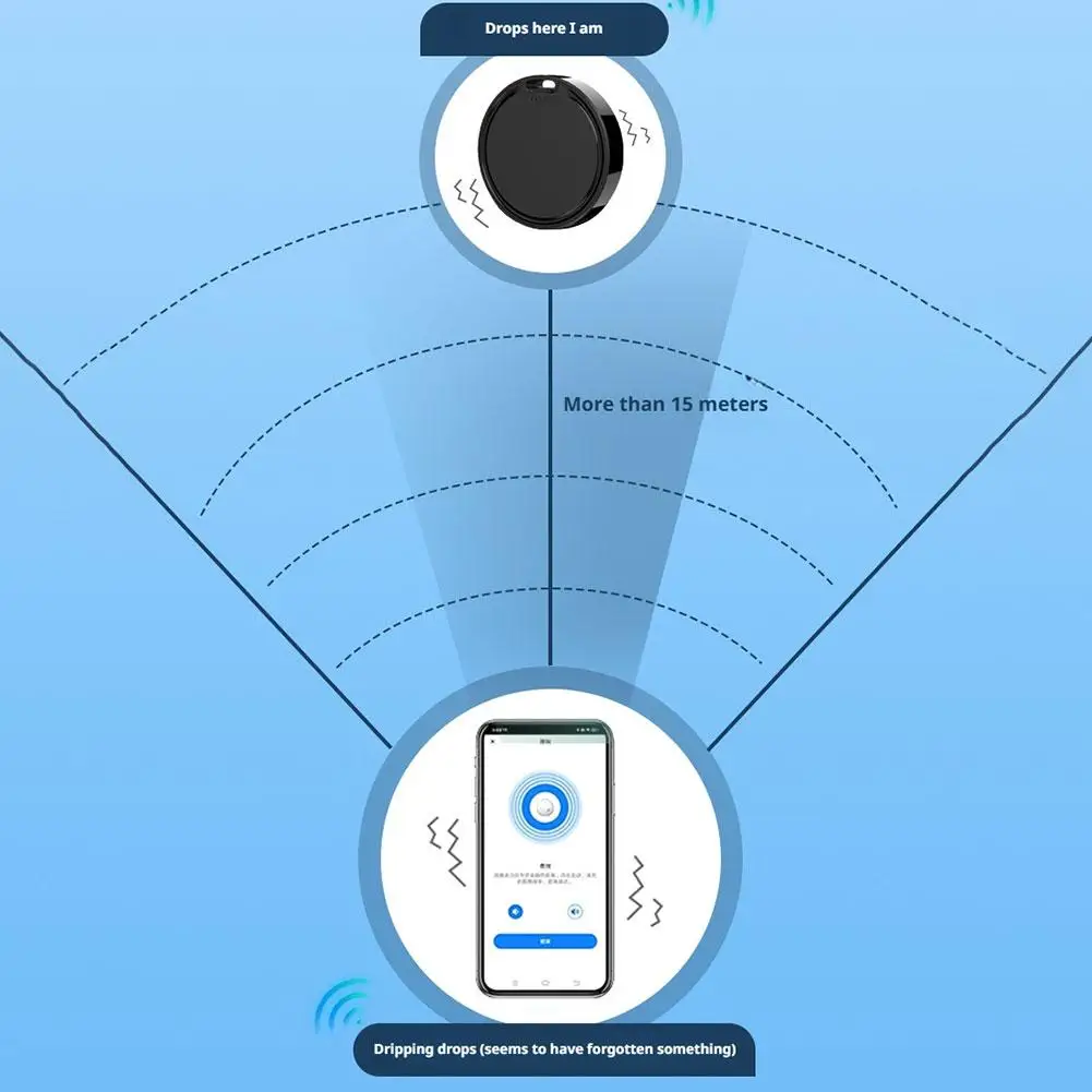 

Smart Tag for Apple Find My or Google Find Hub Bluetooth Tracker Both Android IOS Compatible Location Tracker for Pets Cars