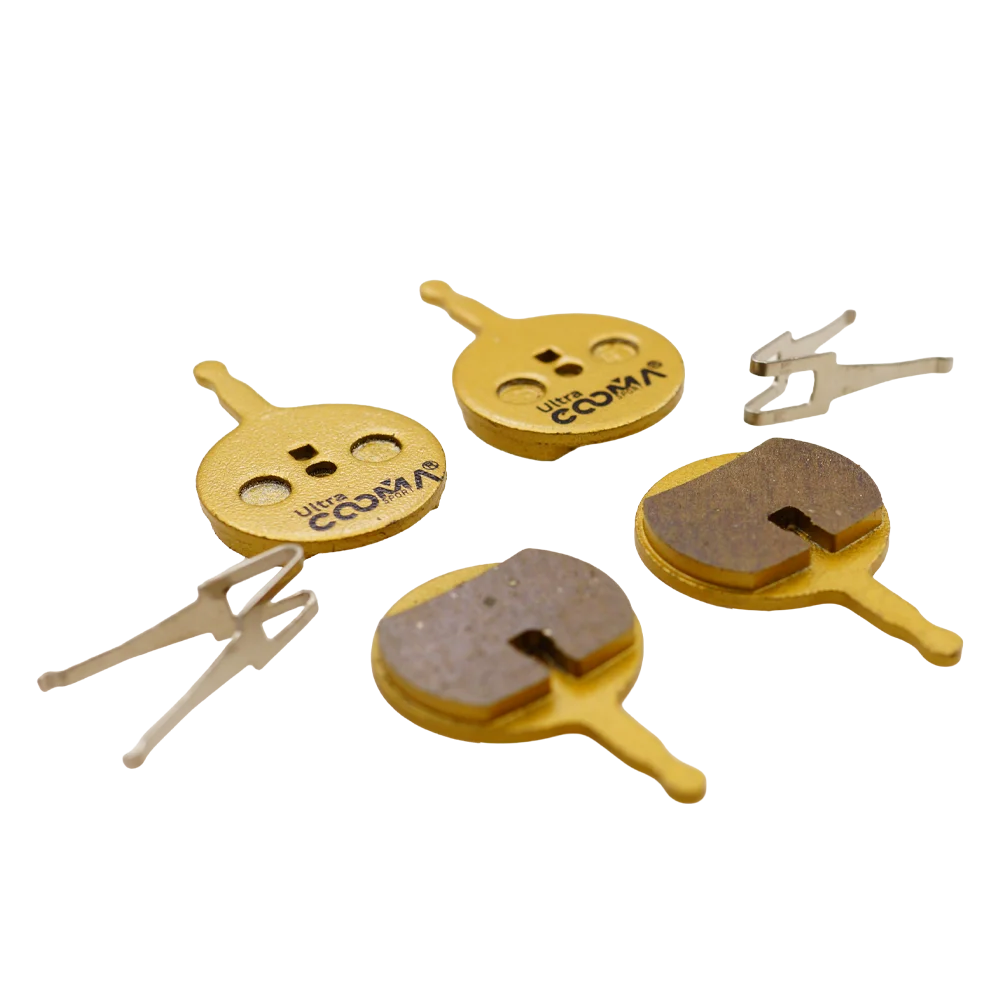 4 Pairs, Full Metal Bicycle Disc Brake Pads for AVID BB5, E-Bike, Giant, Merida Bike, Promax Calier, Ultra Class