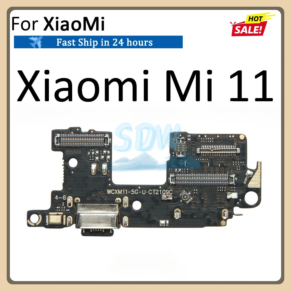 USB Charging Port Dock Plug Connector Charger Board Mic Flex Cable For Xiaomi Mi 10 10T 10i 11 11i 11T 11X Pro Lite Ultra 5G NE