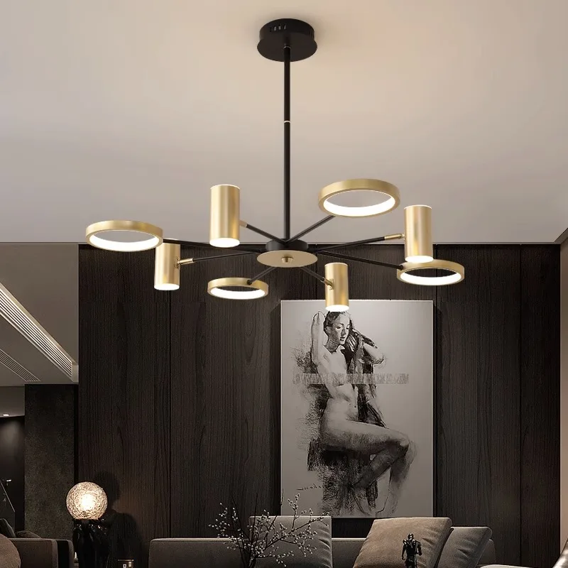 

AiPaiTe Scandinavian living room chandelier light luxury modern minimalist creative atmosphere restaurant home bedroom led lamps