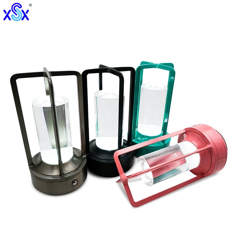 

Led Crystal Table Lamp USB Rechargeable Touch Night Light Bedroom Bedside Desk Lamp Restaurant Decorative Lamp Office Lamps