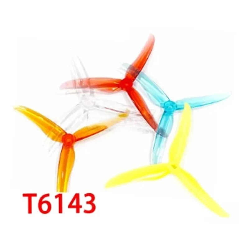 

T-MOTOR T6143 3-Blade Propeller Prop 6.1 Inch 5mm CW CCW Paddle Freestyle Indoor POPO RC FPV Racing Drone