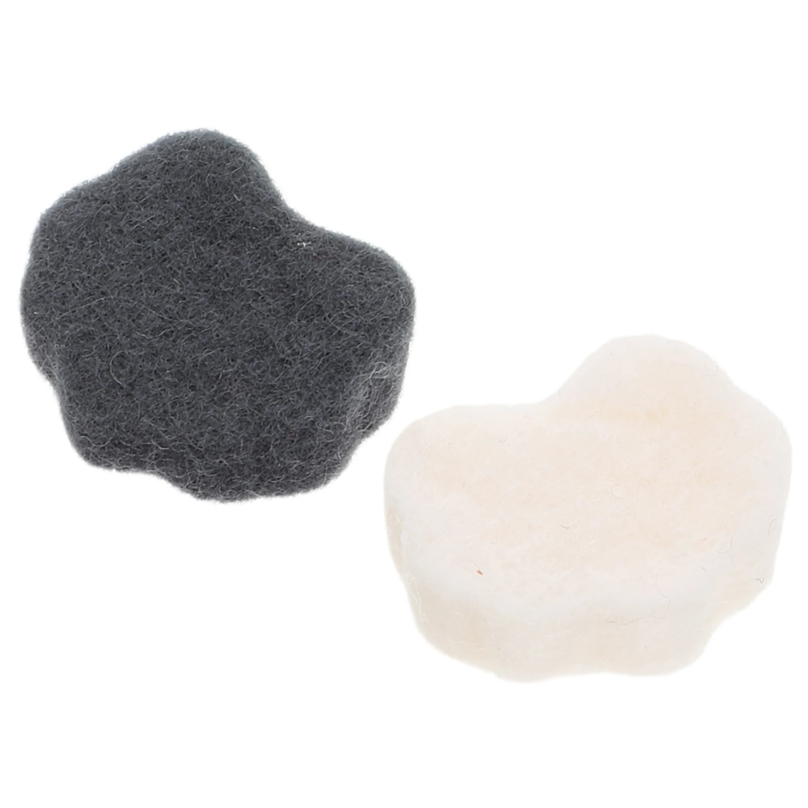 

2pcs Erhu Sound-absorbing Mat White Black Wool Noise Reducer Cushion Musical Instrument Accessory Practice Pad
