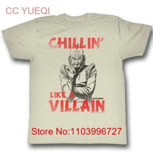 Flash Gordon Villain Natural Adult T-Shirt