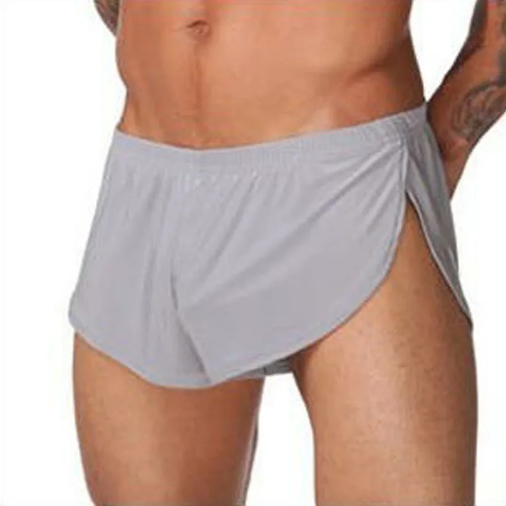 Soft and Fashionable Men Underwear Shorts Seamless Trunks Briefs with Manual Measurement Deviation