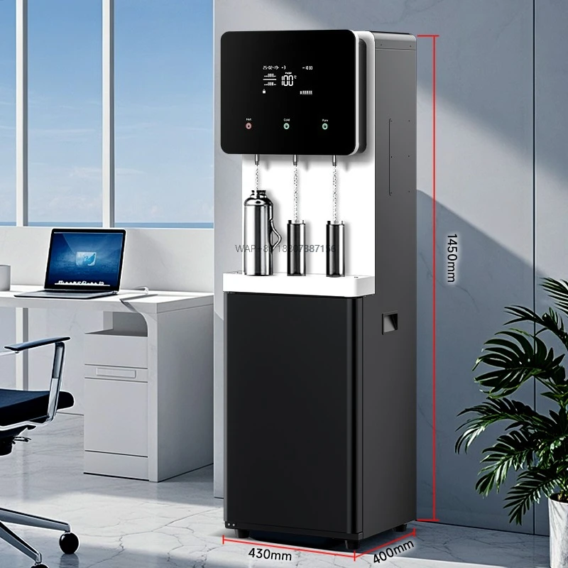 Stainless Steel Freestanding Office School  Water Purifier Industrial-Grade High-Capacity Smart Eco-Friendly Hot Cold