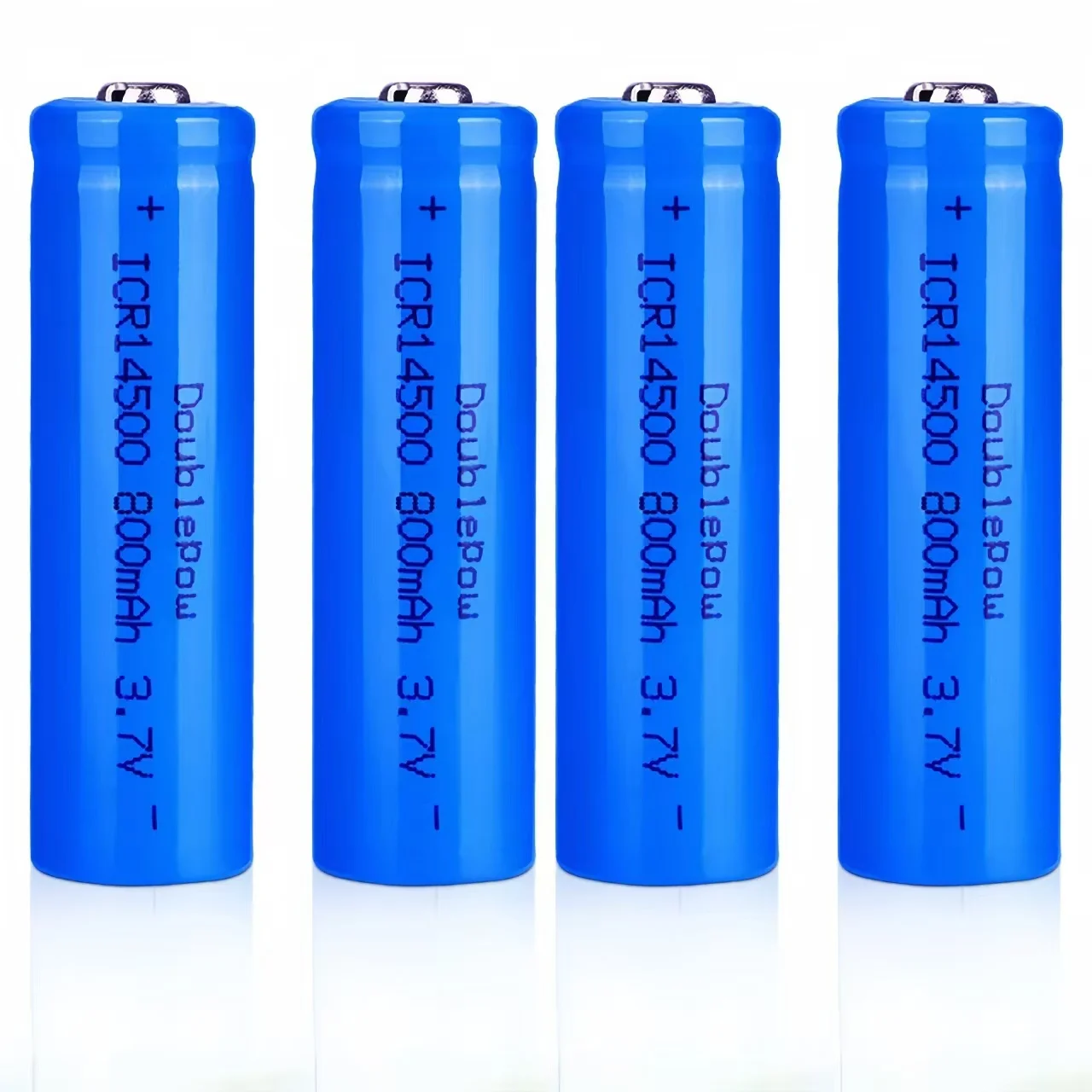 4PCS 14500 rechargeable battery 800mAh 3.7V rechargeable lithium ion AA lithium ion battery suitable for flashlight shaver