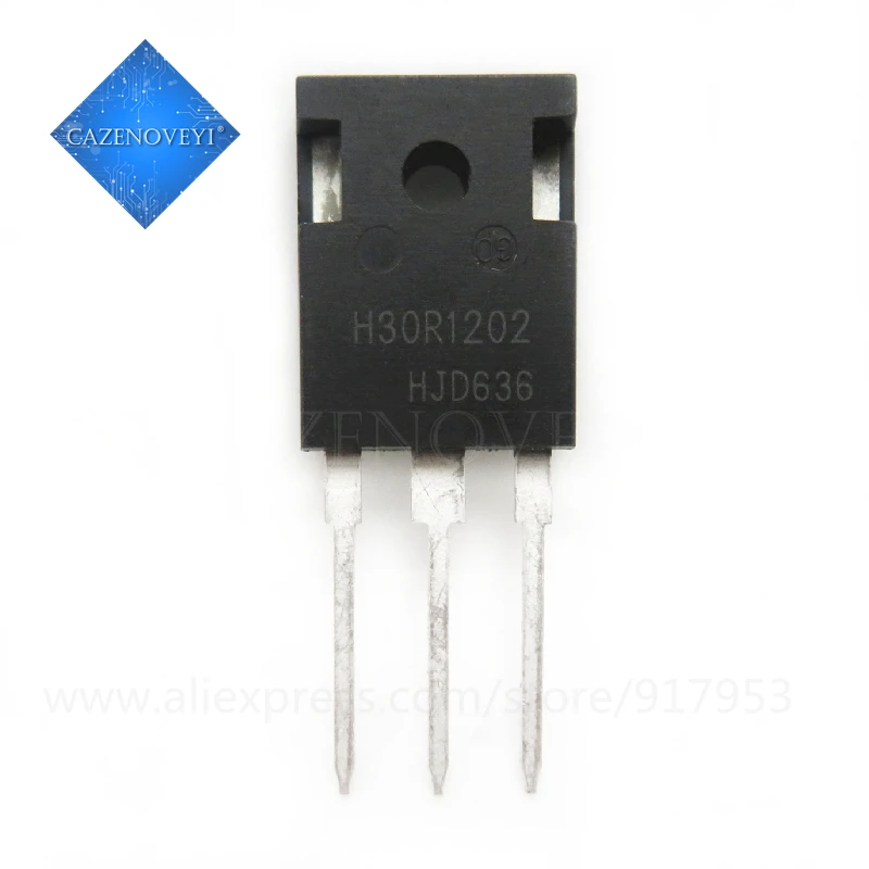 1pcs/lot IHW30N120R3 H30R1203 IHW30N120R2 H30R1202 IHW30N120R H30R120 TO-247 30A 1200V  IGBT Transistor In Stock