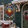 Religious Christmas Joy to the World Poinsettias House Flag 28x40 Inch llz