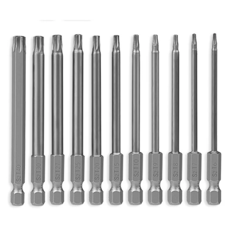 Long Drill Bits For Screwdriver Drill High Hardness Chrome Alloy Steel Hand Tools Head Screwdriver Bit Set Hand Drill Tools