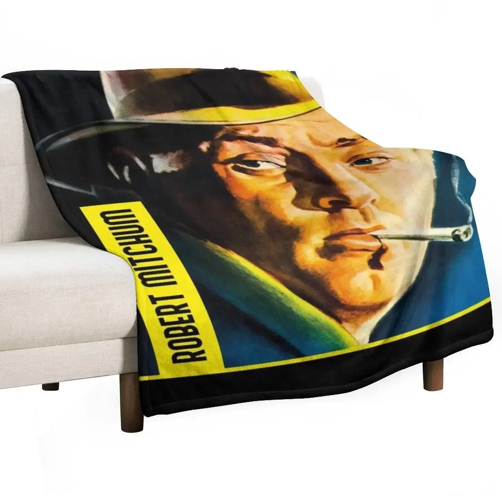 Robert Mitchum Throw Blanket Extra Large Throw christmas gifts Retros Sofa Throw decorative Luxury Brand Blankets