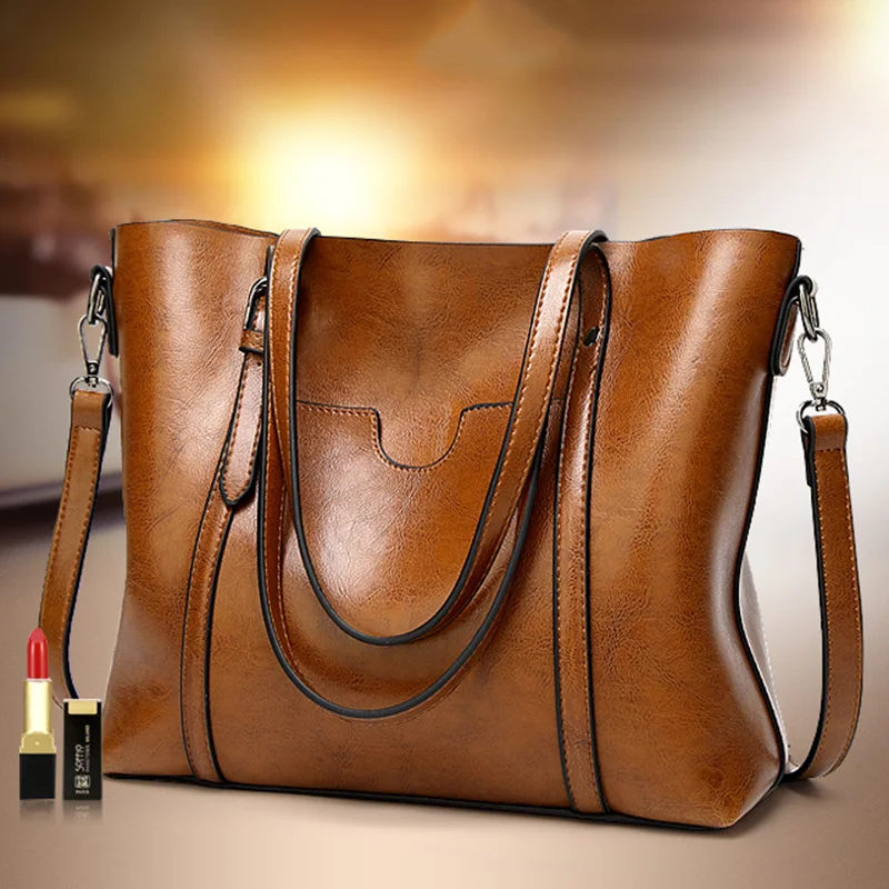 

High Quality Large PU Leather Shoulder Bag Women Fashion Bag Handbag Woman Black Bag Design Female Bag Handbags Ladies Tote Bag