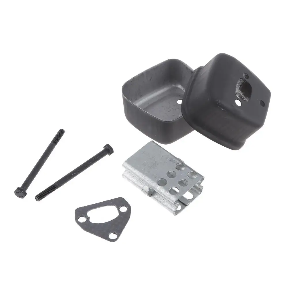 

Metal Exhaust Muffler Gasket Bolt Assembly for Chainsaw Engine Maintenance Compatible with 137 141 142