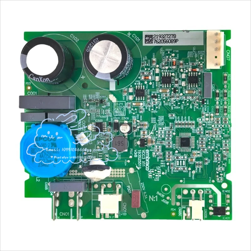 Bueno para placa de ordenador de refrigerador VCC3 1156 115v-127v placa VCC3 COX2 1156 55AEM 115-127V pieza de refrigerador