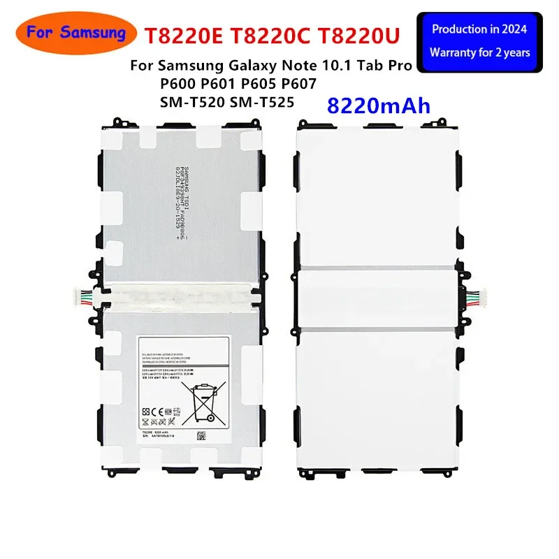 Brand New Tablet T8220E T8220C/U Battery 8220mAh For Samsung Galaxy Note 10.1 Tab Pro P600 P601 P605 P607 T520 T525 +Tools