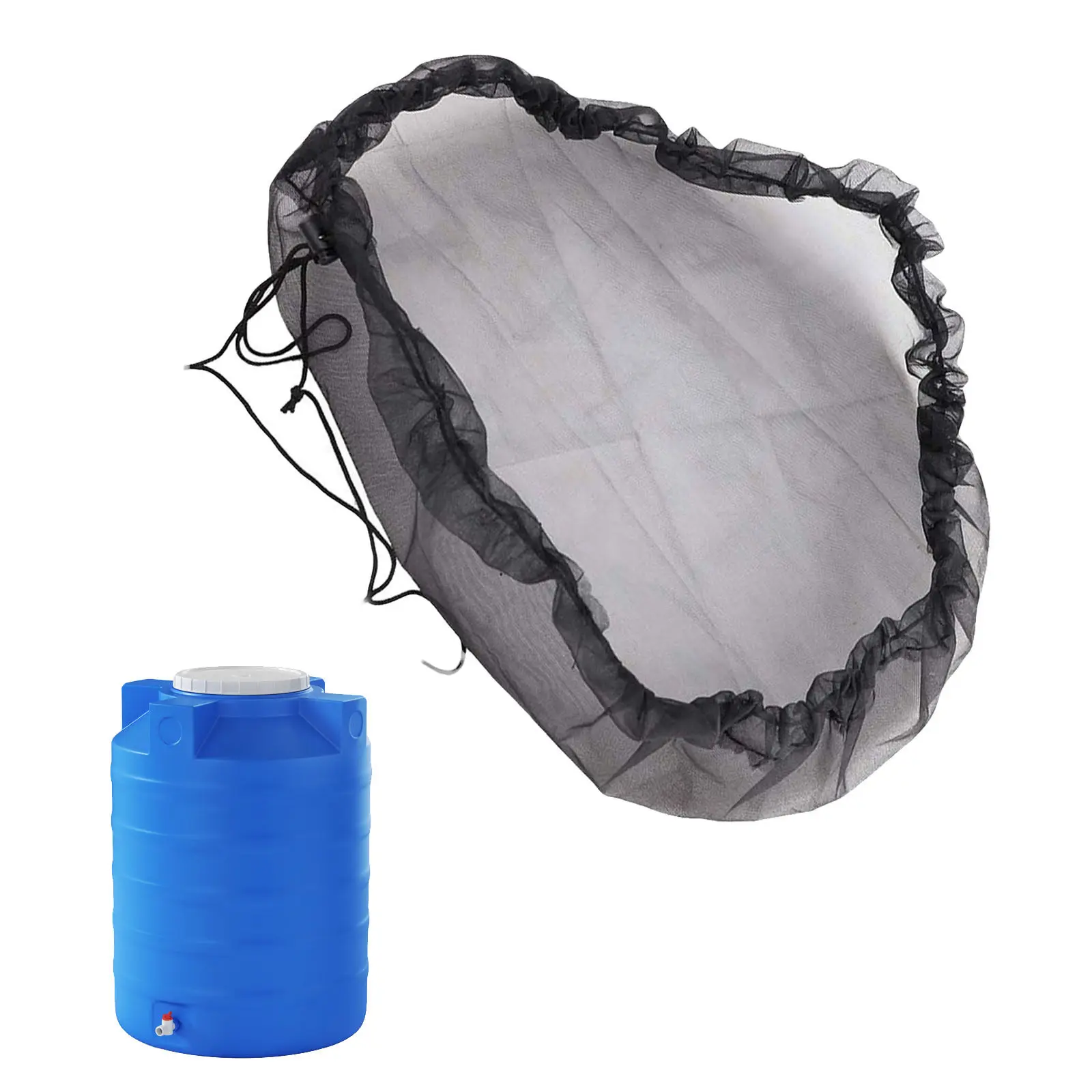 

Прочная сетчатая крышка от насекомых для дождевых баков, резервуаров для воды, уличных контейнеров для хранения, УФ-стойкая, пылезащитная, защитная