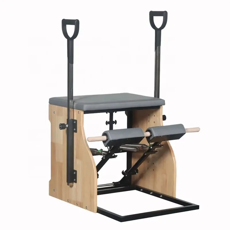 

White Maple Wood Pilates Combo, YTYIN Wholesale Price Reformer & Chair Equipment Set