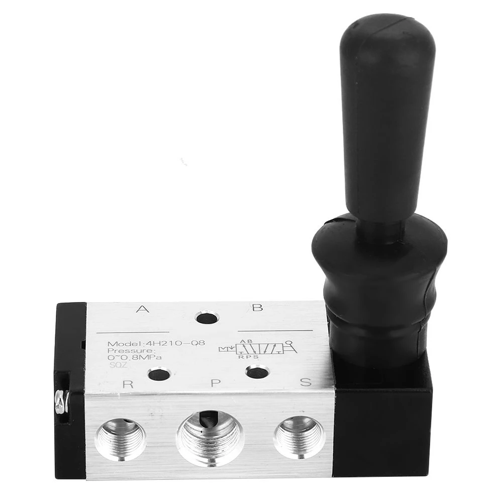 4H210-08 Hand Pull Pneumatic Mechanical Valve 2 Position 5 Way PT1/4