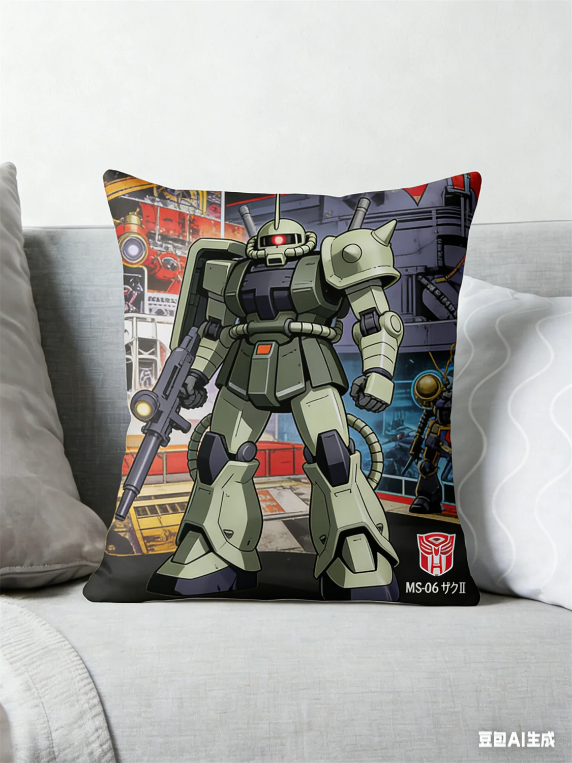 

Gundam Pillow, Mecha Fan Favorite Wing Gundam Zero Print Decorative Pillow for Fans, Anime Home Decor and Mecha Enthusiast Style