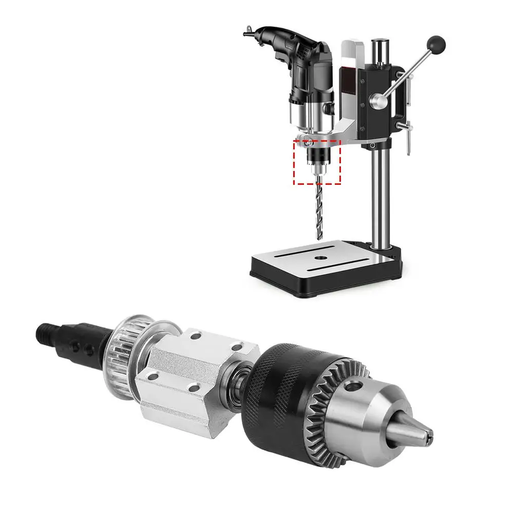 Unpowered Spindle Assembly DIY Woodworking Drill Chuck B16 M10 Sleeve CNC Tool Accessory