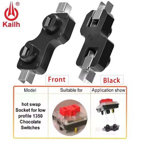 Kailh Low Profile Switch Hot Swap Socket for 1350 Chocolate Switches on Mechanical keyboard PCB Socket Custom DIY Base Refit