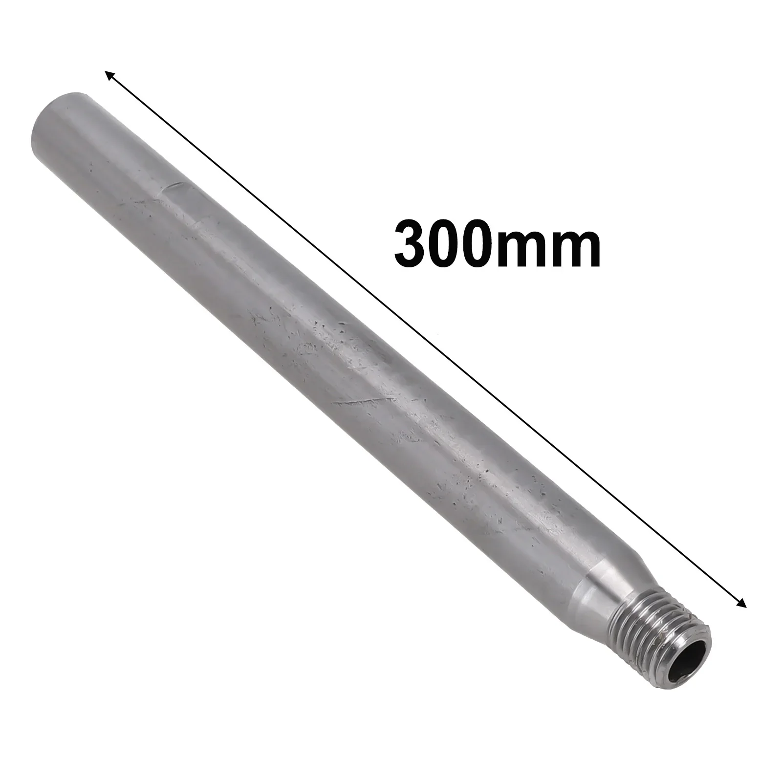 Diamond Core Bit Extension Thread Extension Rod 1PC 45 # Steel Core Bit Extension Silver Reliable Durable