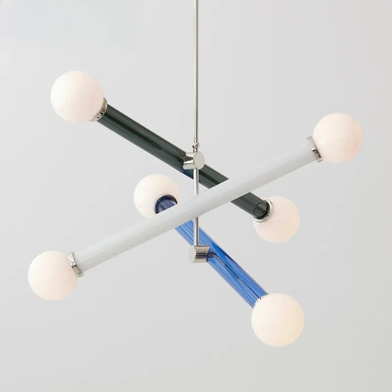 New Children's Room Light, Nordic Red Pendant Light, Study Room, Modern Creative Bedroom, Minimalist Design, Female Room