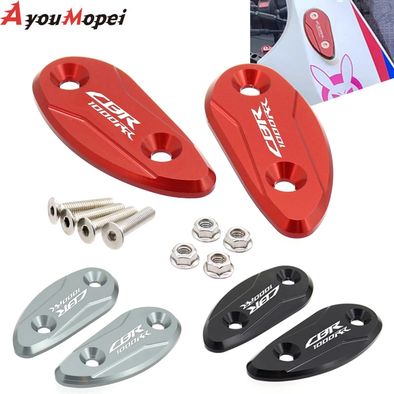 

Новая крышка для отверстия для зеркала заднего вида для HONDA CBR1000RR 2008-2023, устранители стеклоочистителя, крышка, аксессуары для мотоциклов cbr1000rr