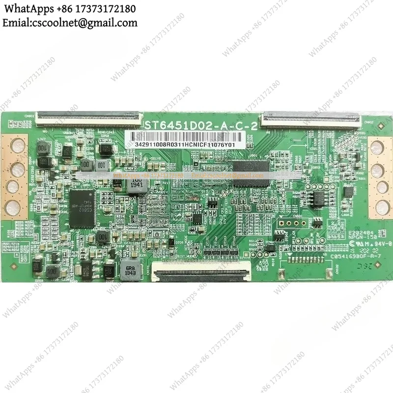 T-Con Logic Board ST6451D02-A-C-2 For Xiaomi L65M5-EA 65 Inch 4K TV Screen Driver PCB Replacement Spare Parts Accessories