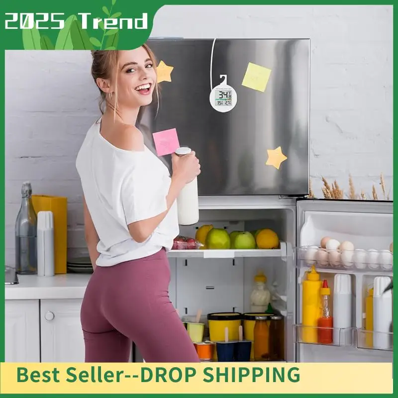 

AD33 HOT 2-пакет термометра для холодильника с внешним датчиком для холодильника, сцены с морозильной камерой