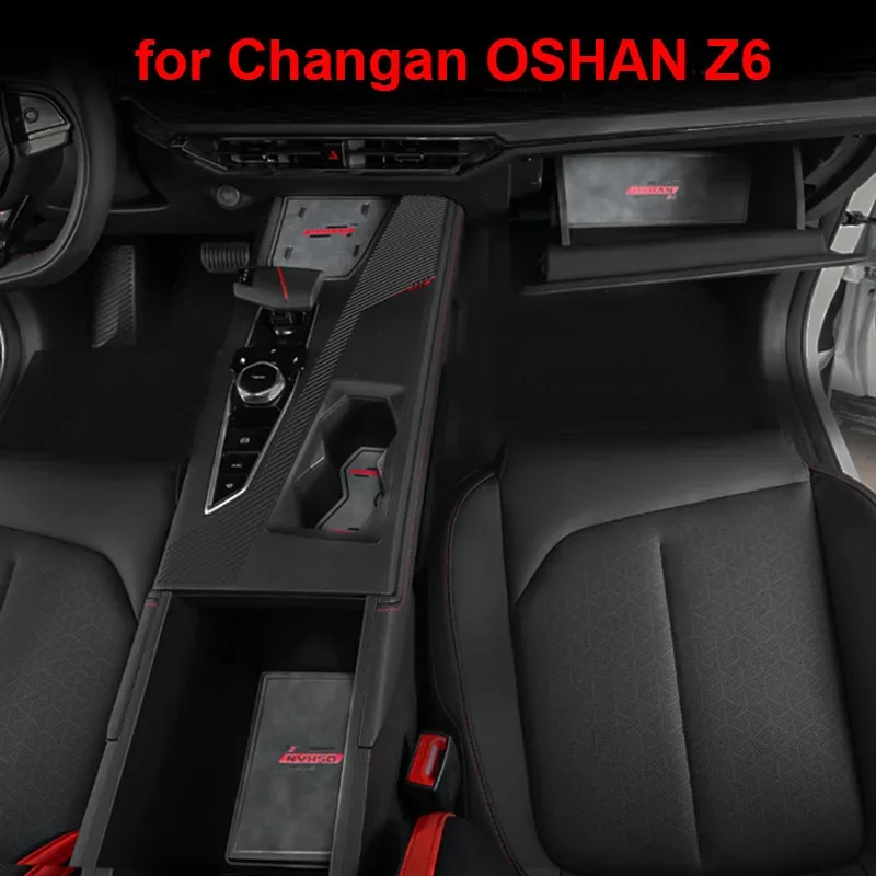 16/20pcs for Changan OSHAN Z6 2022 2023 Door Slot Pad Water Cup Anti Slip Pad Storage Tank Decorative Accessories Ochan z6