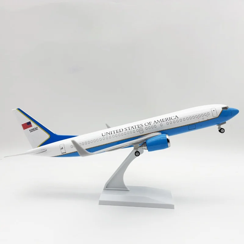 1:240 Scale Toy airplane B737 United States Air Force One Airways 30cm Resin Die-Casting Model Plane Kit With Wheels Collected