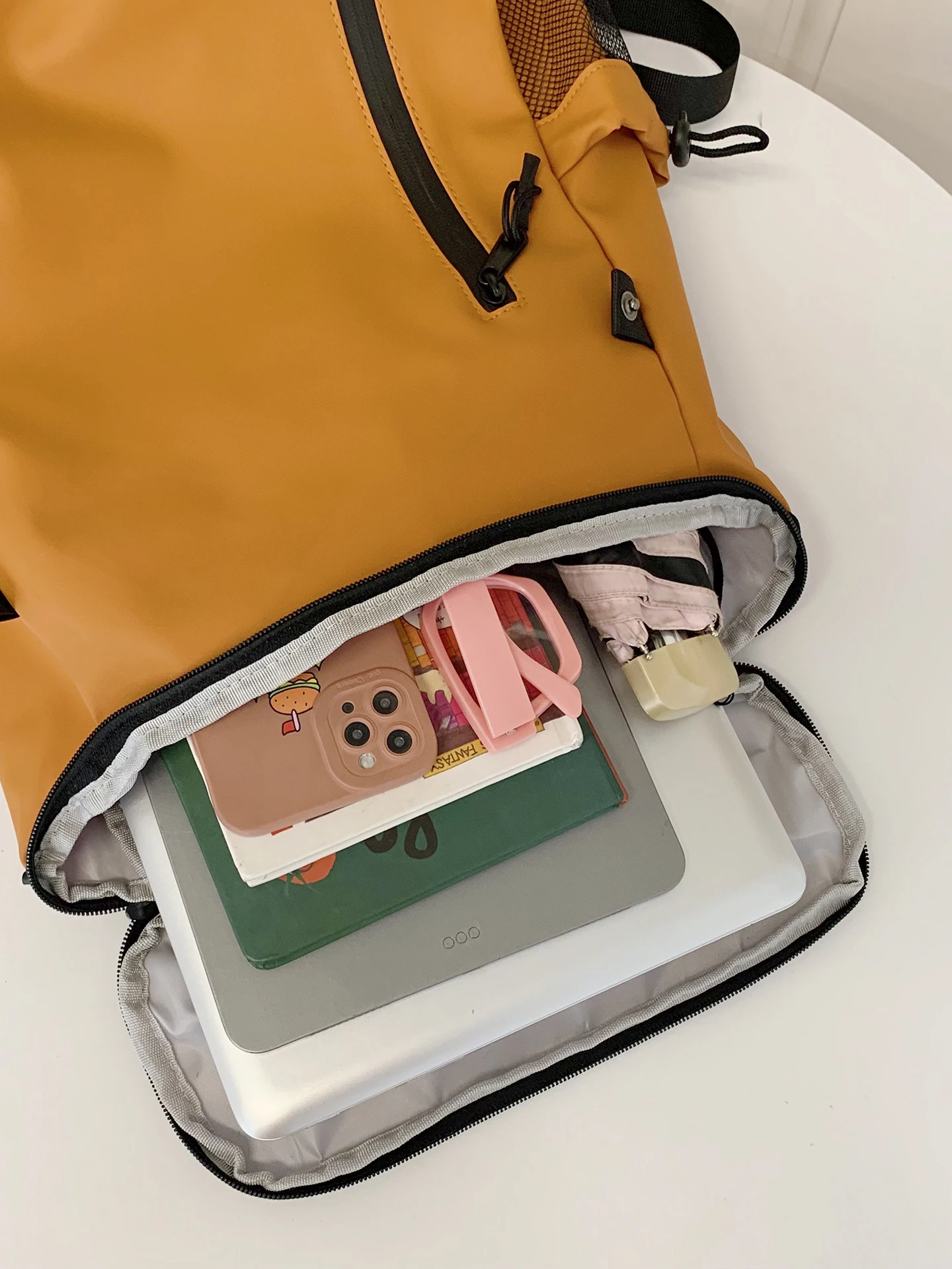 High Quality New PU Leather Laptop Women Backpack Teenagers Travel Bag Backpacks Schoolbag for Teenage Girls Solid Color Bookbag