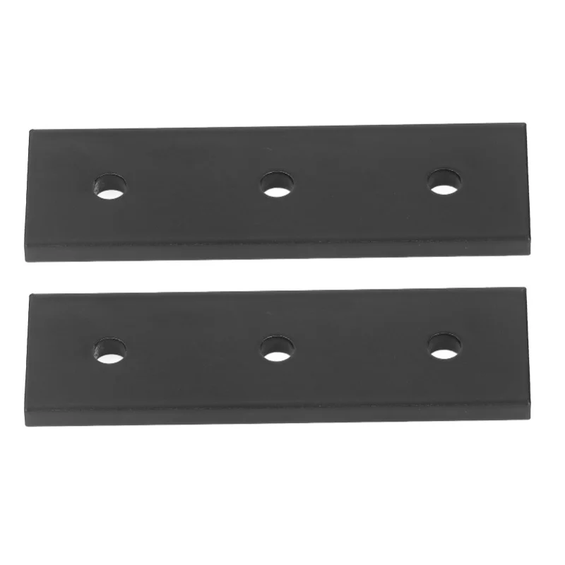2Pcs Joint Plate Aluminium Alloy 3 Holes Mending Flat Bracket Board For Furniture 3030/4040