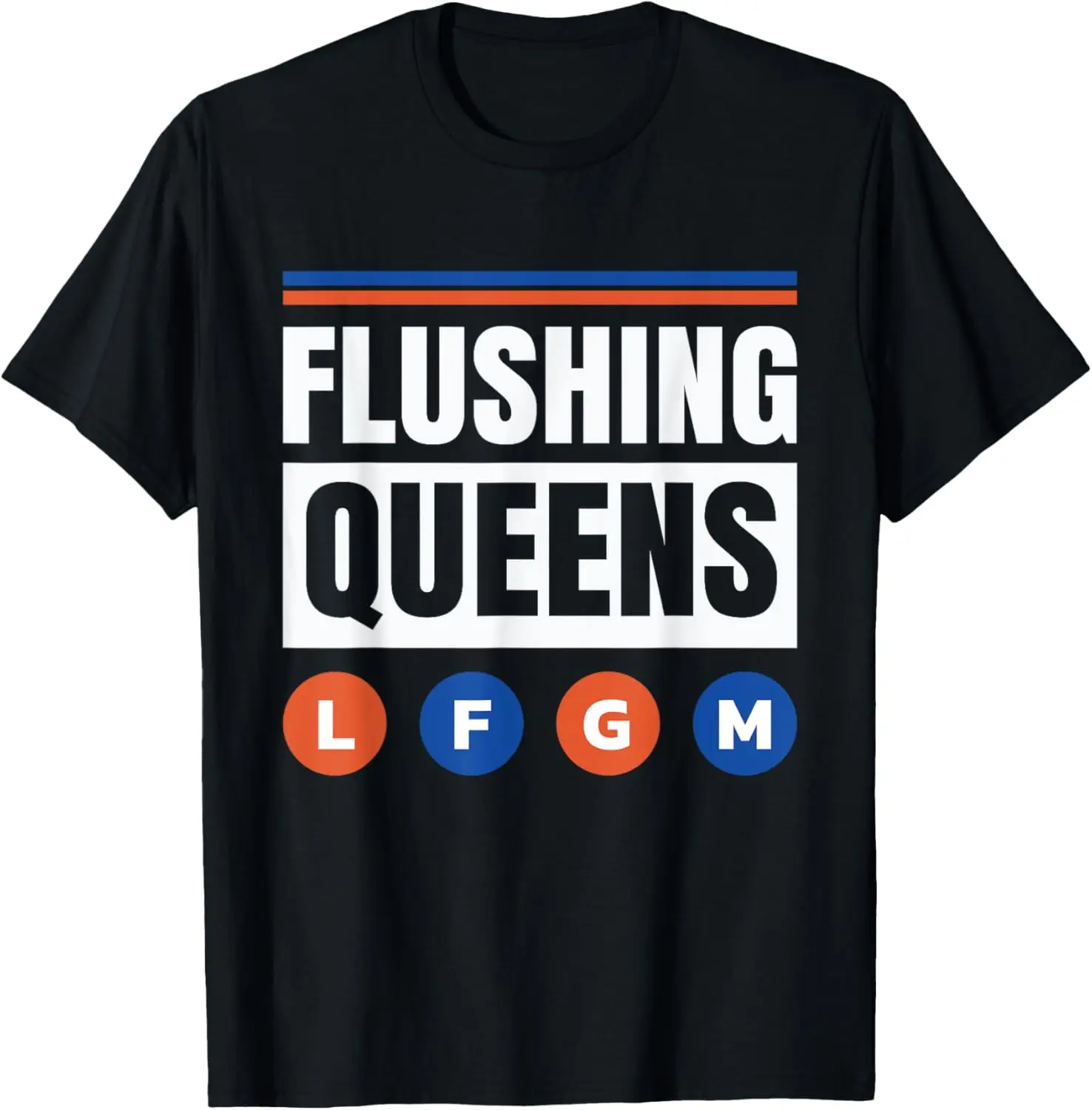 Flushing Queens New York City Trains Metro Subway Big Apple T-Shirt