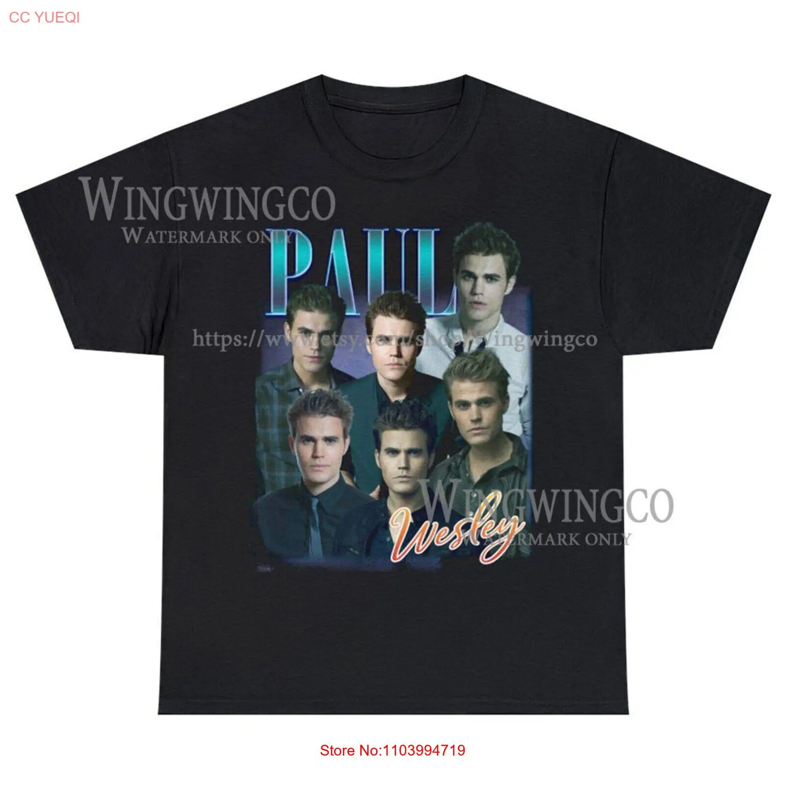 Paul Wesley Vintage Bootleg Tshirt,