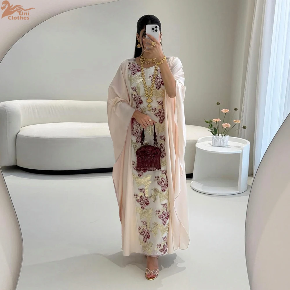 

Ramadan Eid Abaya Embroidery Dubai Luxury Kaftan Women Muslim Dress Djellaba Islam Jalabiya Kebaya Caftan Marocain Femme Robe