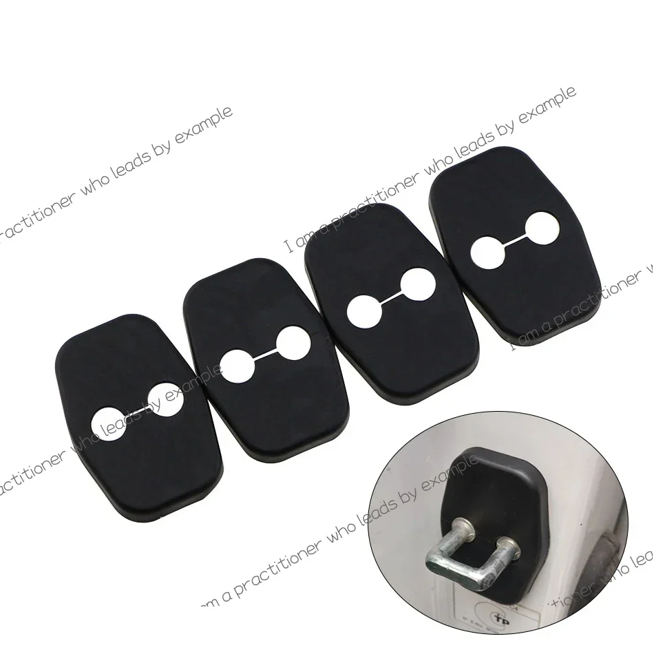 قفل الباب غطاء حماية قفل الباب غطاء اكسسوارات السيارات الداخلية لبيجو 308 408 508 3008 207 سيتروين C4L DS3 DS4 DS5 DS6 #1