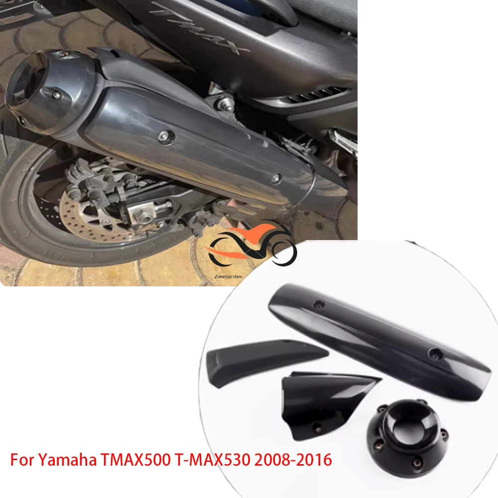 

For Yamaha TMAX500 T-MAX530 2008-2016 2010 2014 2015 Motorcycle Accessory Modification of Exhaust Hood and Exhaust Pipe Cover