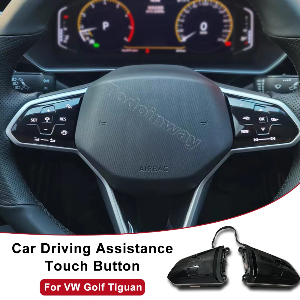 Driving Assistance Touch Type Car ACC Button touch steering wheel For VW Golf Eighth generation Tiguan 1EA 959 442 A accessories