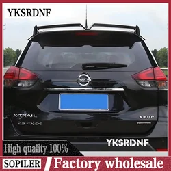 Car Styling ABS Plastic Unpainted Color Rear Roof Spoiler Trunk Boot Lip Wing For Nissan Rogue X-trail 2014-2019
